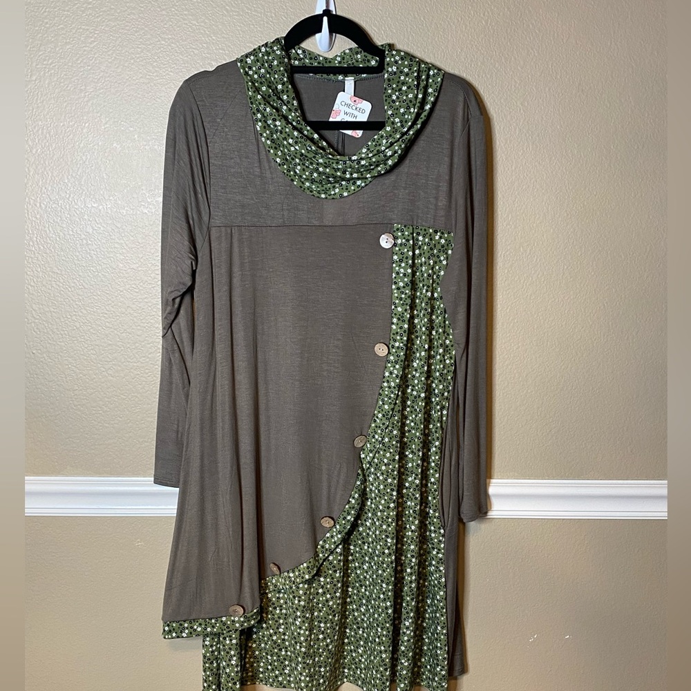 Cowl Neck Dress